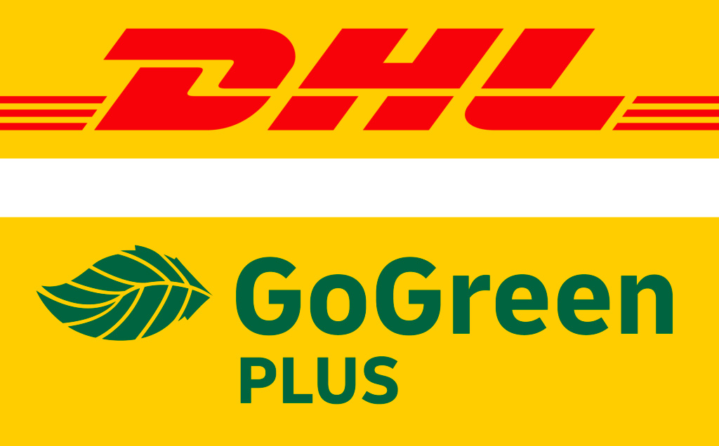 Logotipos DHL y GoGreen Plus