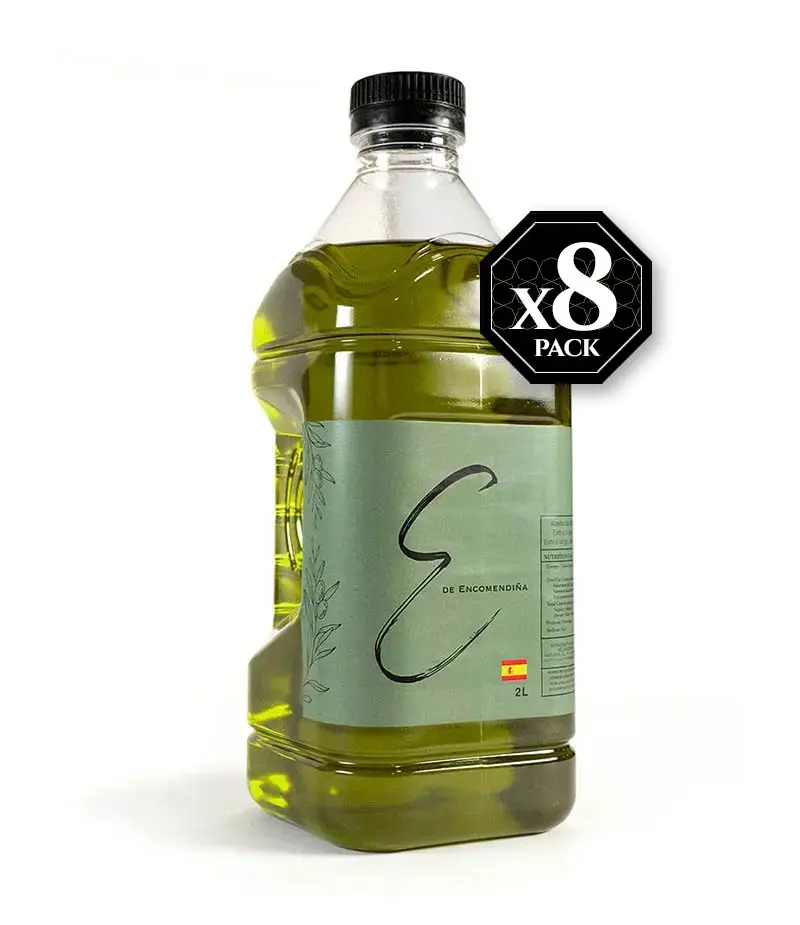 E de Encomendiña Pack x8 Garrafa de Aceite de Oliva Virgen Extra Pack x8
